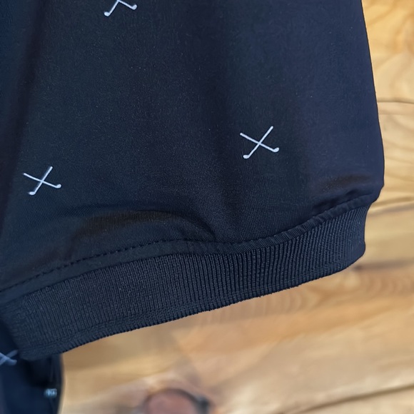 Kenneth Cole New York NWT Golf Shirt Size X-Large in Navy with Golf Club Print - Picture 5 of 10